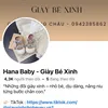 Hana Baby – Giày Bé Xinh