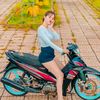 Hoa bé-đồ chơi xe máy