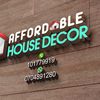 Affordable decor
