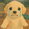 perrito tristecito 🐶🌧️