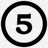 ︎⑤