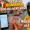 Delivery boy In romania