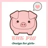 Váy bé gái thiết kế The Pig
