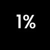 1%