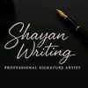 SHAYAN writing