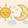太陽と月