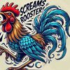 screams.rooster