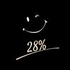 28%