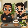 We talk we eat