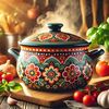 Тата на кухне