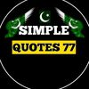 Simple Quotes 77 🕊️