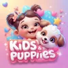 kids and puppiies