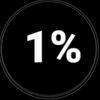 Solo el 1% 💲
