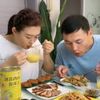 Couple Funny Eating