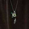Fishing reel necklace