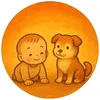 Baby and Dog