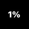 1%