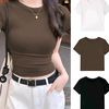 kaos wanita crop top