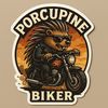 porcupine.biker