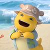 dino kuning lucu