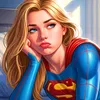 Bored Supergirl