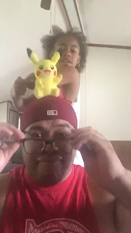My baby wanted to try it out ... #WickedChallenge #Wicked #Future #samoans #pokemongo #pikachu #featureme 