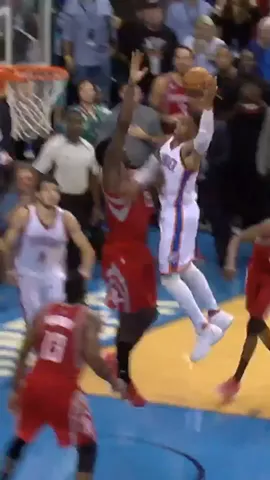 Another look... Russell Westbrook with the monster slam to seal an OKC Thunder win! 😱
