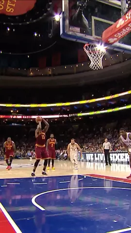What happens when you don't box out LeBron James? This happens...