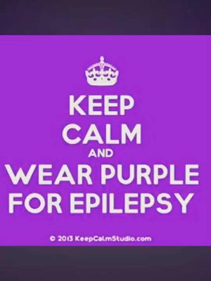 #PurpleDay #EpilepsyAwareness @taytaysnummies #beautifulthing Today we run for epilepsy 🛐💜