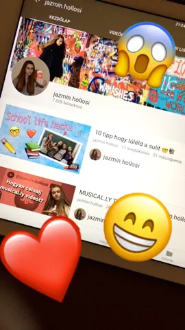 Új videó! 😁❤️🤗 Kövessetek YouTube-on: jazmin.hollosi 😘