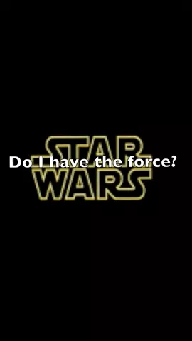 I know I'm lame. #TheForce #FeatureMe