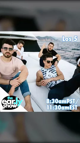 The Ear.ly Show today w @shiralazar features @los5music COME HANG OUT NOW!