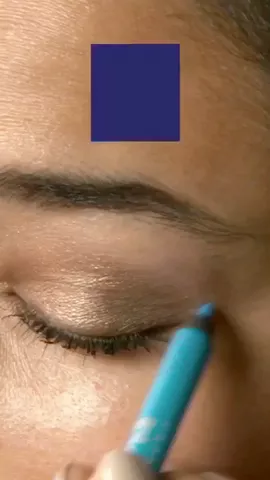 Going WILD with this blue liner 🦋🐬💎💙 #R29BeautyHacks #ItIsWednesday #SummerVibes