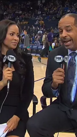 Nothing like a good prank between father, Dell Curry, and son, Stephen Curry! #JumpOutOfNowhere