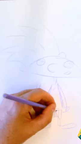 Spend your day learning to draw your fav Football Head! ✏️ #heyarnold #nickelodeon #drawing #talent