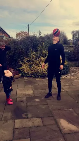 Teaching the future world champion!😂😂 #football #Soccer