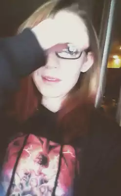 day 24❤ my hair looks super red #red #l4l #Christmas