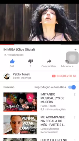 CORRE NO CANAL.. saiu o clipe de #Inimiga, ASSISTAM MEUS STORIES do insta (recado importante) @pablotonetii
