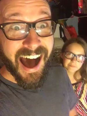 Chicken! 🐔😂 #MuserVoice #GroovyChallenge #funny #dinner #family #Child4Child #Pet 
