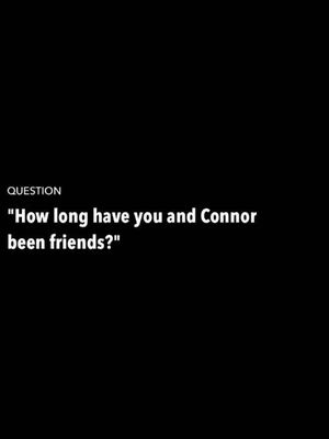  #Q&A asked by @dsm_222 A lot of you asked so: that's how long @connor_weyer and I have been friends for😁💛