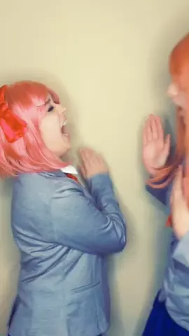 @ezranix #ddlc #ddlccosplay #sayori #sayoricosplay #monika #monikacosplay #cosplay #comedy #aianime