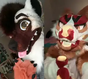 #duet with @nagasakiyeen always love yourself no matter what! 💖 #furrypride #fursuit #furry