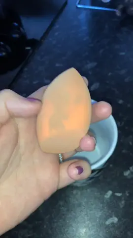Well that’s my beauty blender ruined!🤨