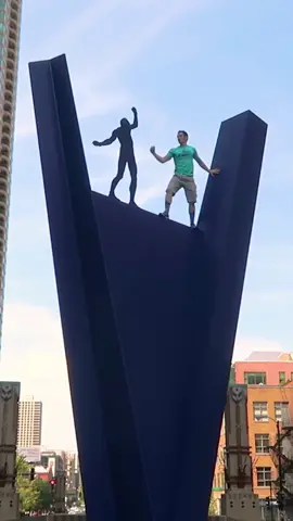 I wonder how many people missed this being on their phone? #lookup #climb #chicago #pose #explore