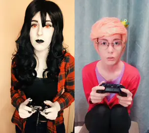 #duet w/ @iomoon.cosplay I’m not Marshall...but I just had to 😆 #adventuretime#marceline#bubbline