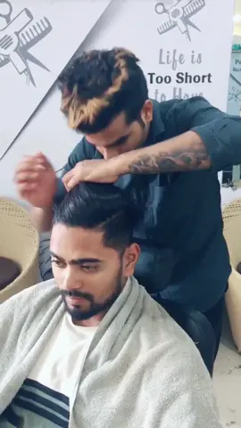 #UnbottleApnaSwag #ranjeetrajak15 #hairstyle #haircut #hair #smoothning @haresh.patil.hp