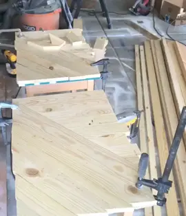 End table build Part 1 #woodwork #carpenter #tiktokpartner