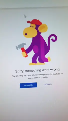 YOUTUBE IS DOWN!! 😭😭 #youtube #youtubedown #tiktokpartner