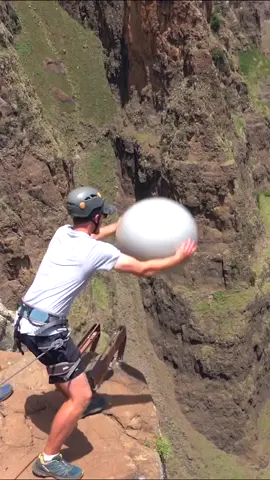 Exercise Ball + BACKSPIN is CRAZY!