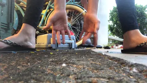 Welcome to my garage 💓 #foryoupage #viral #foryou #feauture #crushing #asmr @slipperyslides @tiktok